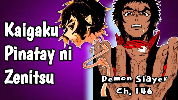 napatay na ni zenitsu si kaigaku - demon slayer chapter 146 infinity castle arc