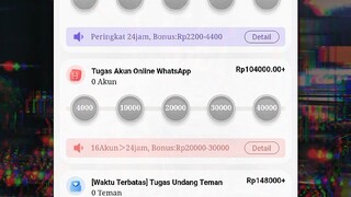 Gratisan hanya pakai whatsapp bikin cuan 🤑🤑