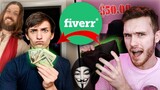 Giving My Best Friend $50 To Spend On Fiverr!!