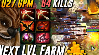 GoodWIN Earthshaker 64 KILLS ฟาร์ม LVL ถัดไป 1000+ GPM ไฮไลท์ Dota 2