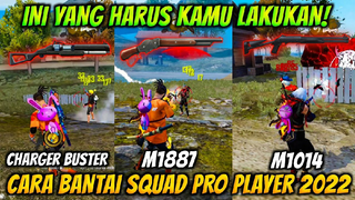 100% LENGKAP !! CARA BANTAI SOLO VS SQUAD PAKE SEMUA SHOTGUN ALA PRO PLAYER