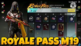 Esté es el NUEVO PASE DE BATALLA M19 de PUBG MOBILE RP 1-50 | ROYALE PASS M19 PUBG MOBILE