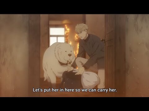 Bond and Loid Forger rescue Daisy from fire | Spy x Family season 2 episode 12