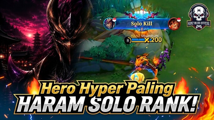 Hanzo Solo Rank: Beban Tim Jadi MVP!
