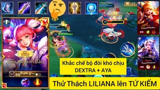 Thử thách của FAN - Liliana lên TỨ KIẾM /Rum○●Liliana/ LIÊN QUÂN