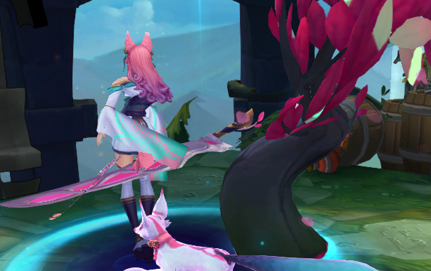 Ahri dan Yasuo, siapa yang dapat menolak rubah yang berteriak "Haseigai"?