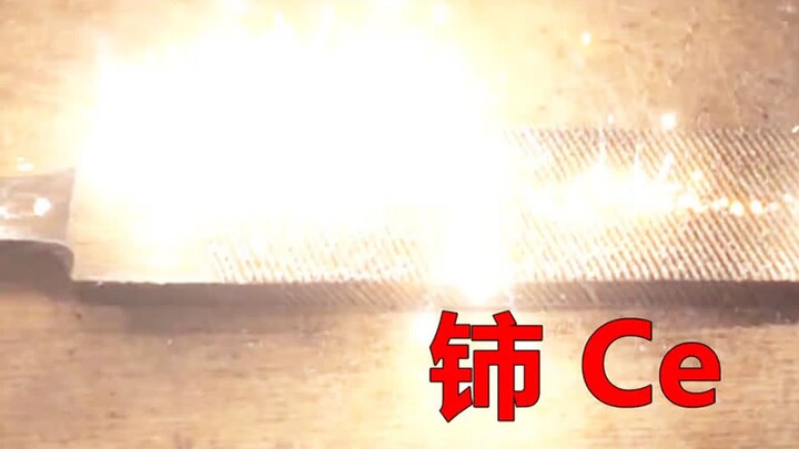 Tín đồ nguyên tố hóa học: Xeri Ce – kim loại họ Lanthan có khả năng tạo ra tia lửa rực rỡ, được mệnh