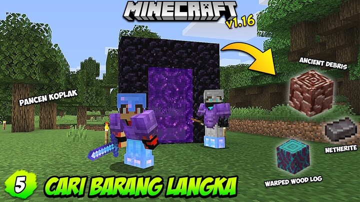 CARI BARANG LANGKA DI NETHER - Minecraft Survival Indonesia (5) ~ PancenKoplak
