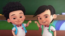 Upin dan Ipin -- Tumbuh Rambut | Musim 14 Episode 14