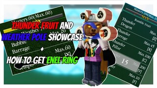 [NEW] Pirate Emperors - RUMBLE FRUIT AND WEATHER POLE SHOWCASE + HOW TO GET ENEL BOSS DROP | Roblox