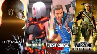 TOP 5 NEW GAMES | COD WARZONE MOBILE | ANNIHILATION MOBILE | MISSION ZERO | JUST CAUSE MOBILE