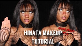 HINATA HYUGA COSPLAY MAKEUP TUTORIAL | BLACK GIRL FRIENDLY | EVENSYAXO