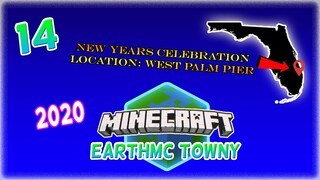 New Years Celebration at the Pier! | Minecraft EarthMC Towny #14