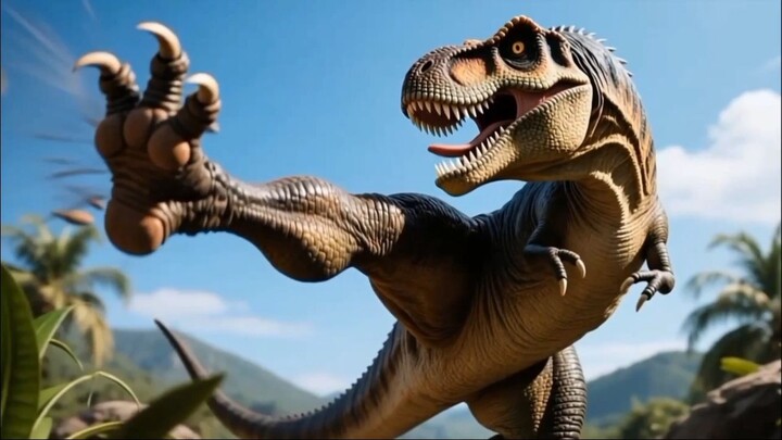 Tyrannosaurus Rex Kick - Kickboxing Dinosaur | Powerful Kicks (4k HD)
