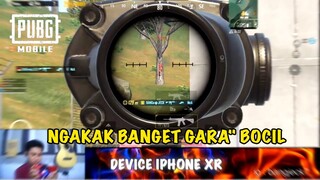 BOCIL KEMATIAN ❗❗ NGAKAK PARAH EMANG BOCIL NOMER 3 INI 🤣- IPHONE XR PUBG MOBILE