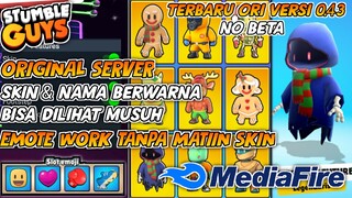 Update!! STUMBLE GUYS MOD versi 0.43.1 ORI TERBARU 2022 |Pilih Map Tanpa Ketik & Emote Bisa di Pakai