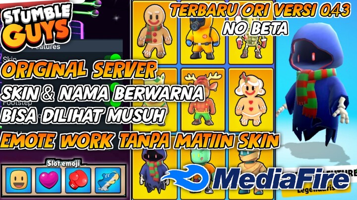 Update!! STUMBLE GUYS MOD versi 0.43.1 ORI TERBARU 2022 |Pilih Map Tanpa Ketik & Emote Bisa di Pakai