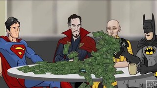 Batman's showing off his wealth is too real, not contrived at all