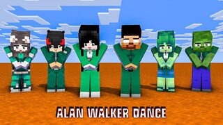 MONSTER SCHOOL : WALKER DANCE MEME CHALLENGE HEROBRINE AND ZOMBIE SQUID GAME - MINECRAFT ANIMATION