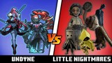 Undyne + Undyne of Undying vs All Little Nightmares | Minecraft Epic Battle |