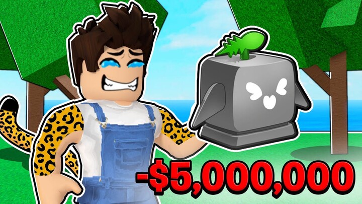 I ATE EVERY FRUIT FOR 24 HOURS! *LOST LEOPARD* Roblox Blox Fruits