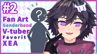 【Drawing Tutorial】#2 Fan Art Genderbend vtuber favorit Xea!