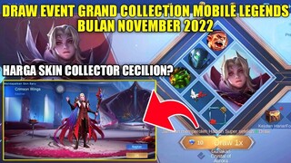 DRAW EVENT GRAND COLLECTION MLBB NOVEMBER 2022 | HARGA SKIN COLLECTOR CECILION - Mobile Legends