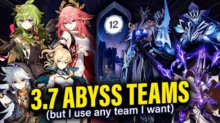 BEATING 3.7 Spiral Abyss Floor 12 AGAIN (ft. Yae Miko, Sunfire, Burgeon, etc.) Genshin Impact Guide