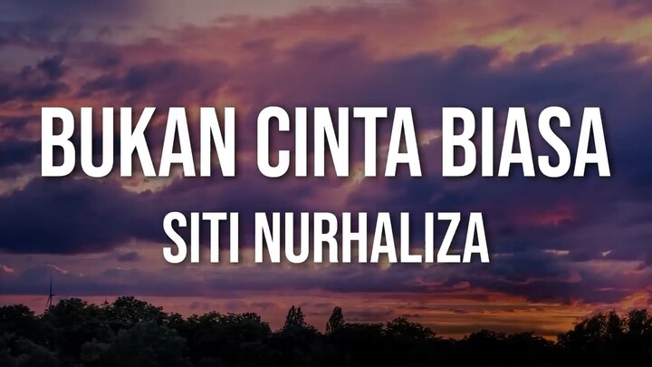Bukan cinta biasa