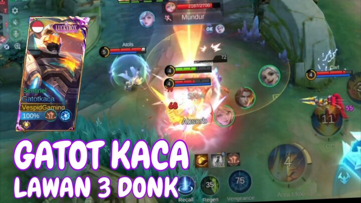 LAWAN TIGA JUGA BERANI GATOT KACA