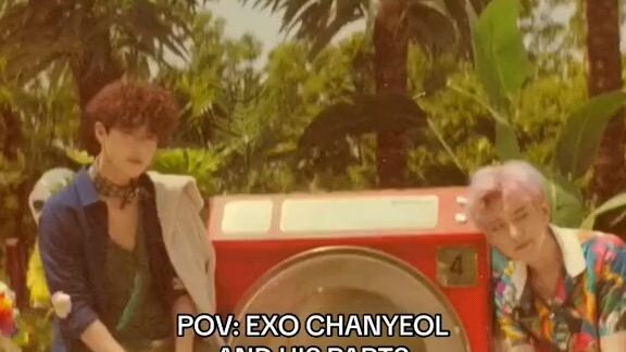 Exo Chanyeol's lines each song