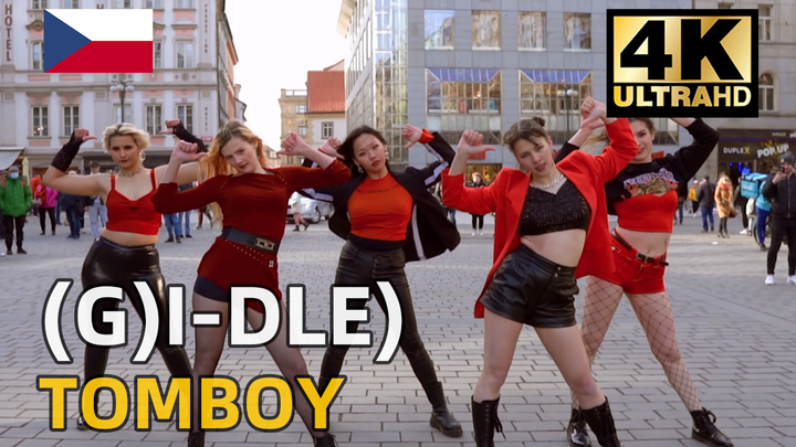【油管搬运】捷克小姐姐的渔网袜-(G)I-DLE)《TOMBOY》翻跳