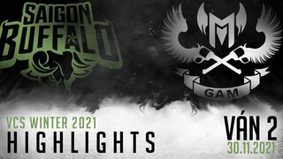 Highlight GAM vs SGB [VÁN 2][VCS Mùa Đông 2021][Tuần 3 - 30.11.2021]