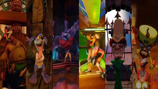 Crash Bandicoot 1 All Boss Fight & Ending - Crash Bandicoot N. Sane Trilogy