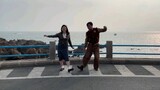 Jump to the beach! Qingdao is so beautiful! swing dance