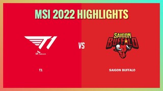 MSI 2022 Highlights: T1 vs SGB (Lượt đi vòng bảng)