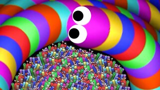 Slitherio เอไอ 320000+ คะแนนการเล่นเกมมหากาพย์ Slitherio