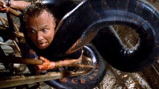 超惊悚食人巨蟒生吞活人，全程高能尖叫不止，童年阴影系列恐怖电影《狂蟒之灾》第一部