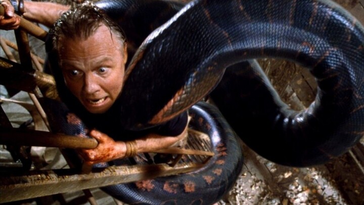 超惊悚食人巨蟒生吞活人，全程高能尖叫不止，童年阴影系列恐怖电影《狂蟒之灾》第一部