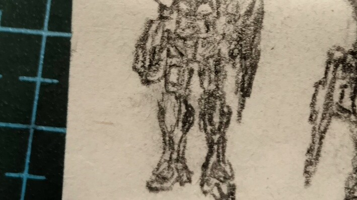 [Handwritten/Gundam] I drew this during the exam. Take a look.