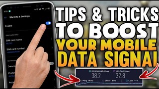 TIPS AND TRICKS PARA BUMILIS ANG MOBILE SIGNAL MO!! - The Signal Booster