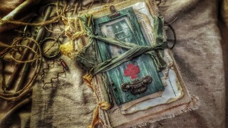 JUNKJOURNAL "Secret" Hospital Story Book / Present Book / Horror Be Careful...