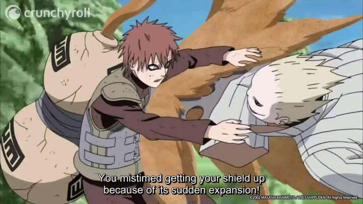 Gaara vs The Second Mizukage _ Naruto Shippuden