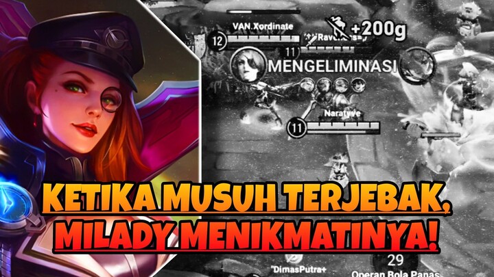 KETIKA MUSUH TERJEBAK, MILADY MENIKMATINYA! - Honor Of Kings Moments