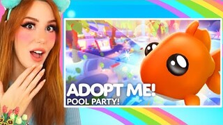NEW Adopt Me GOLDFISH + SAND DOLLAR PETS! Pool Party Update Roblox
