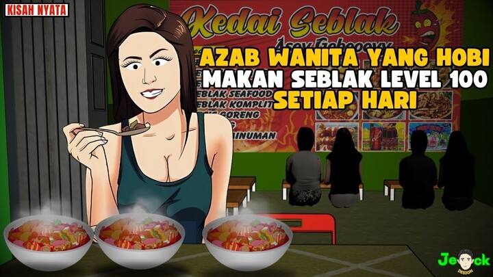 AZAB WANITA YANG HOBI MAKAN SEBLAK LEVEL 100 SETIAP HARI  SINETRON AZAB