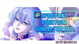 SPEED PAINT Robi Honkai: star rail. art by Karkevu