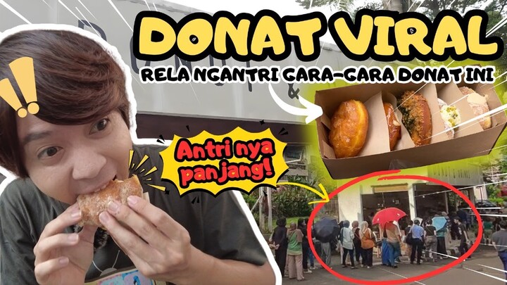 DONAT VIRAL BANGET ANTRI 1 JAM!! PAKE LABU JEPANG!?