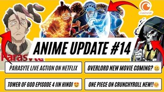 Parasyte Live Action on Netflix 😱, One Piece on Crunchyroll 😍, Overlord New Movie This Year 😎