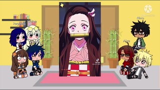 MLB react to Marinette as Nezuko (Demon Slayer)
